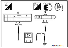 Nissan Maxima. CHECK DOOR KEY CYLINDER SIGNAL CIRCUIT