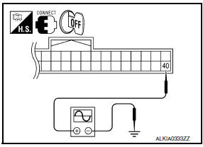 Nissan Maxima. CHECK POWER WINDOW SWITCH OUTPUT SIGNAL