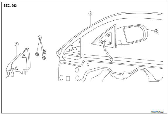 Nissan Maxima. Exploded View