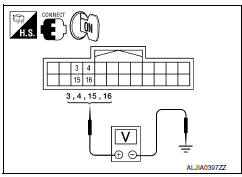 Nissan Maxima. CHECK MIRROR SWITCH FUNCTION