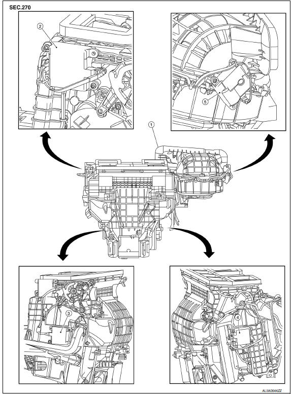 Nissan Maxima. Exploded View