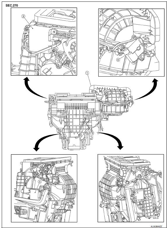 Nissan Maxima. Exploded View