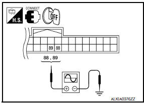 Nissan Maxima. CHECK BCM OUTPUT SIGNAL