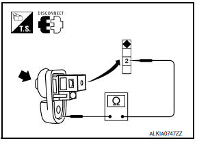 Nissan Maxima. CHECK DOOR SWITCH