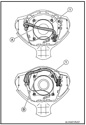 Nissan Maxima. DRIVER AIR BAG MODULE