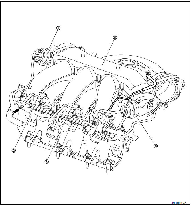 Nissan Maxima. ELECTRONIC CONTROLLED ENGINE MOUNT LINE DRAWING