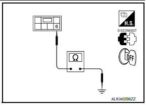 Nissan Maxima. CHECK ENCODER GROUND CIRCUIT