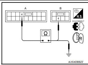 Nissan Maxima. CHECK HARNESS CONTINUITY 1