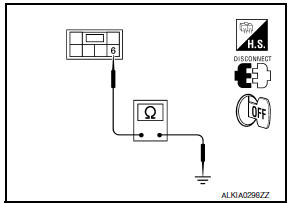 Nissan Maxima. CHECK ENCODER GROUND CIRCUIT