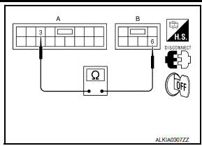 Nissan Maxima. CHECK HARNESS CONTINUITY 2