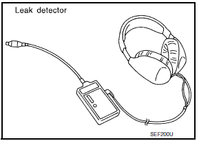 Nissan Maxima. EVAP LEAK CHECK