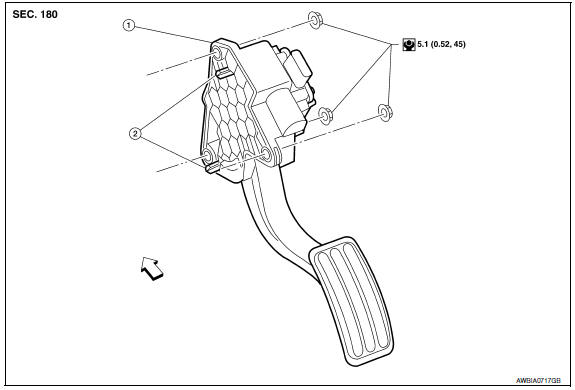 Nissan Maxima. Exploded View