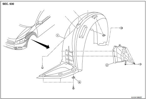 Nissan Maxima. Exploded View