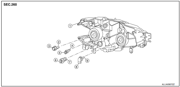 Nissan Maxima. EXPLODED VIEW