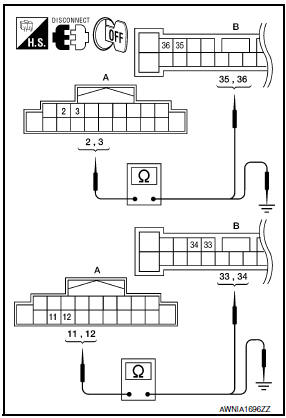 Nissan Maxima. HARNESS CHECK