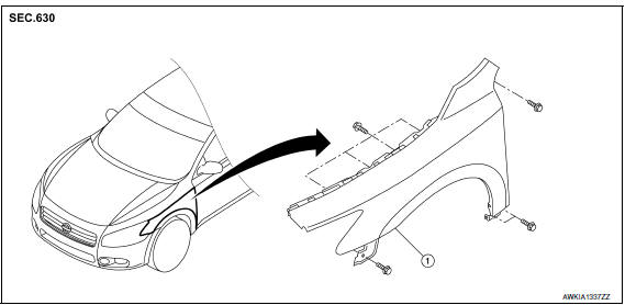 Nissan Maxima. Exploded View