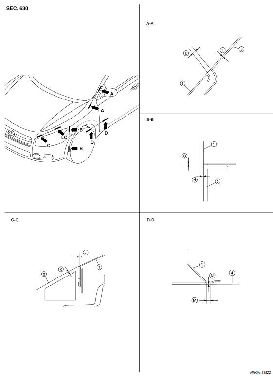 Nissan Maxima. Adjustment