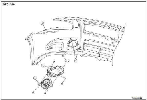 Nissan Maxima. Exploded View