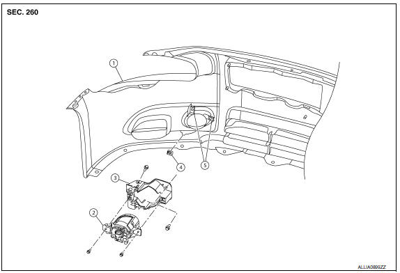 Nissan Maxima. Exploded View