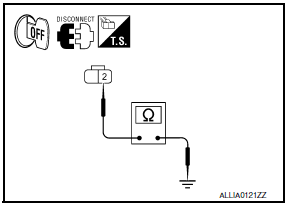 Nissan Maxima. CHECK FRONT FOG LAMP GROUND CIRCUIT