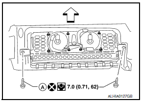 Nissan Maxima. FRONT PASSENGER AIR BAG MODULE