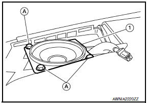 Nissan Maxima. FRONT TWEETER