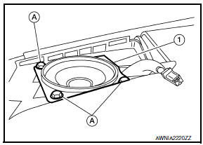 Nissan Maxima. FRONT TWEETER