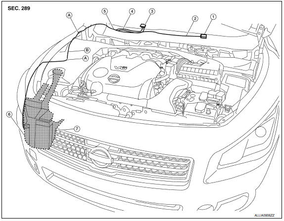 Nissan Maxima. WASHER TUBE