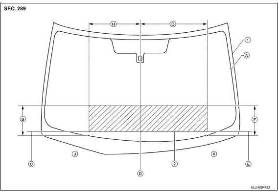 Nissan Maxima. FRONT WASHER NOZZLE