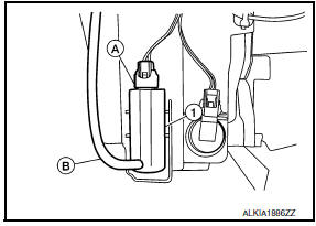 Nissan Maxima. FRONT WASHER PUMP