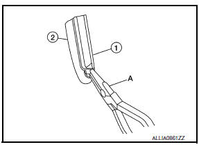 Nissan Maxima. FRONT WIPER BLADE REFILL