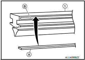 Nissan Maxima. FRONT WIPER BLADE REFILL