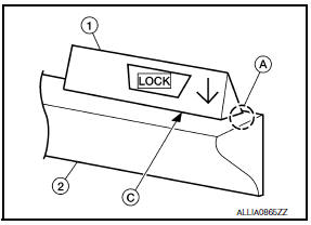 Nissan Maxima. FRONT WIPER BLADE REFILL