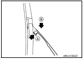 Nissan Maxima. FRONT WIPER BLADE