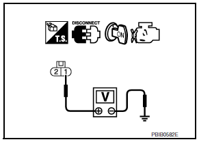 Nissan Maxima. CHECK FUEL INJECTOR POWER SUPPLY CIRCUIT