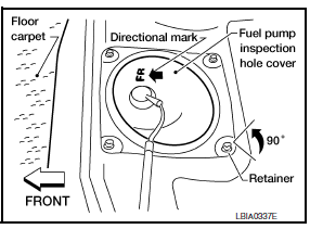 Nissan Maxima. REMOVAL