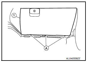 Nissan Maxima. GLOVE BOX ASSEMBLY