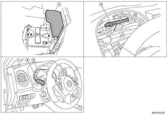 Nissan Maxima. Component Parts Location