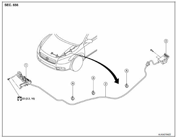 Nissan Maxima. Exploded View