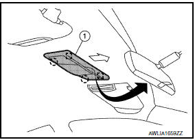 Nissan Maxima. FRONT ROOM/MAP LAMP ASSEMBLY