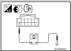 Nissan Maxima. . CHECK KEY SLOT GROUND CIRCUIT