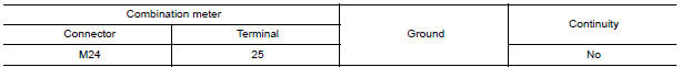 Nissan Maxima. CHECK HARNESS CONTINUITY (SHORT CIRCUIT)