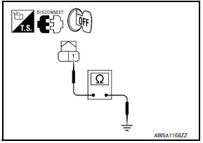 Nissan Maxima. CHECK A/C COMPRESSOR CIRCUIT FOR SHORT