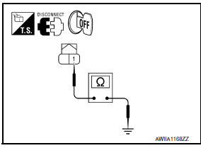 Nissan Maxima. CHECK A/C COMPRESSOR CIRCUIT FOR SHORT