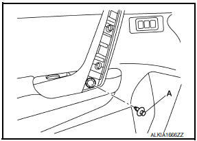 Nissan Maxima. MAIN POWER WINDOW AND DOOR LOCK/UNLOCK SWITCH