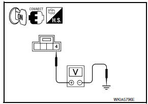 Nissan Maxima. CHECK MICROPHONE POWER SUPPLY