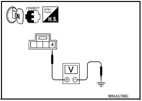 Nissan Maxima. CHECK MICROPHONE POWER SUPPLY