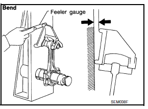 Nissan Maxima. CONNECTING ROD BEND AND TORSION