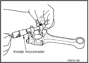 Nissan Maxima. CONNECTING ROD BEARING HOUSING DIAMETER (BIG END)