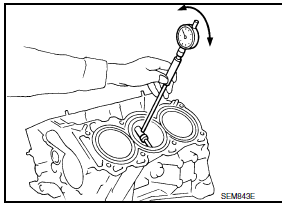 Nissan Maxima. PISTON-TO-CYLINDER BORE CLEARANCE